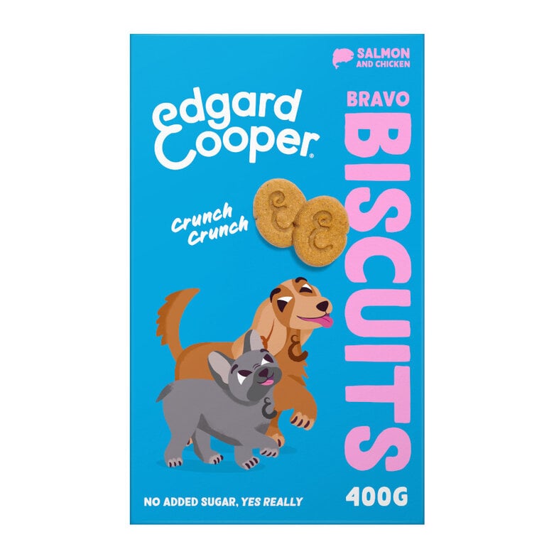 400 g Edgard & Cooper Galletas de Salmón y Pollo para perros